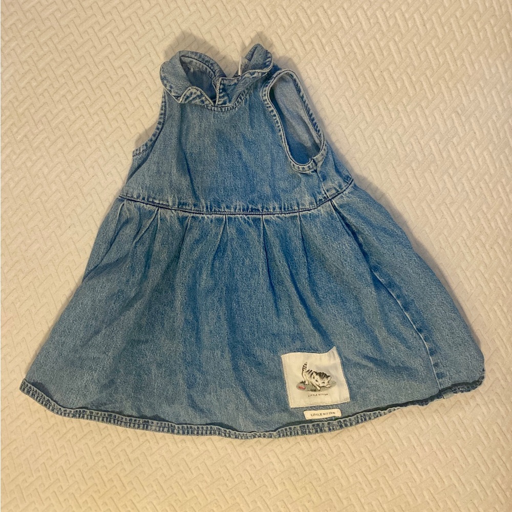 GAP Blue Casual Denim Dress